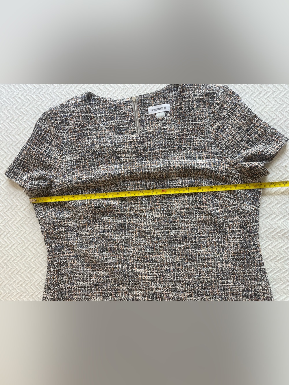 Calvin Klein Tweed Dress - Picture 3 of 11